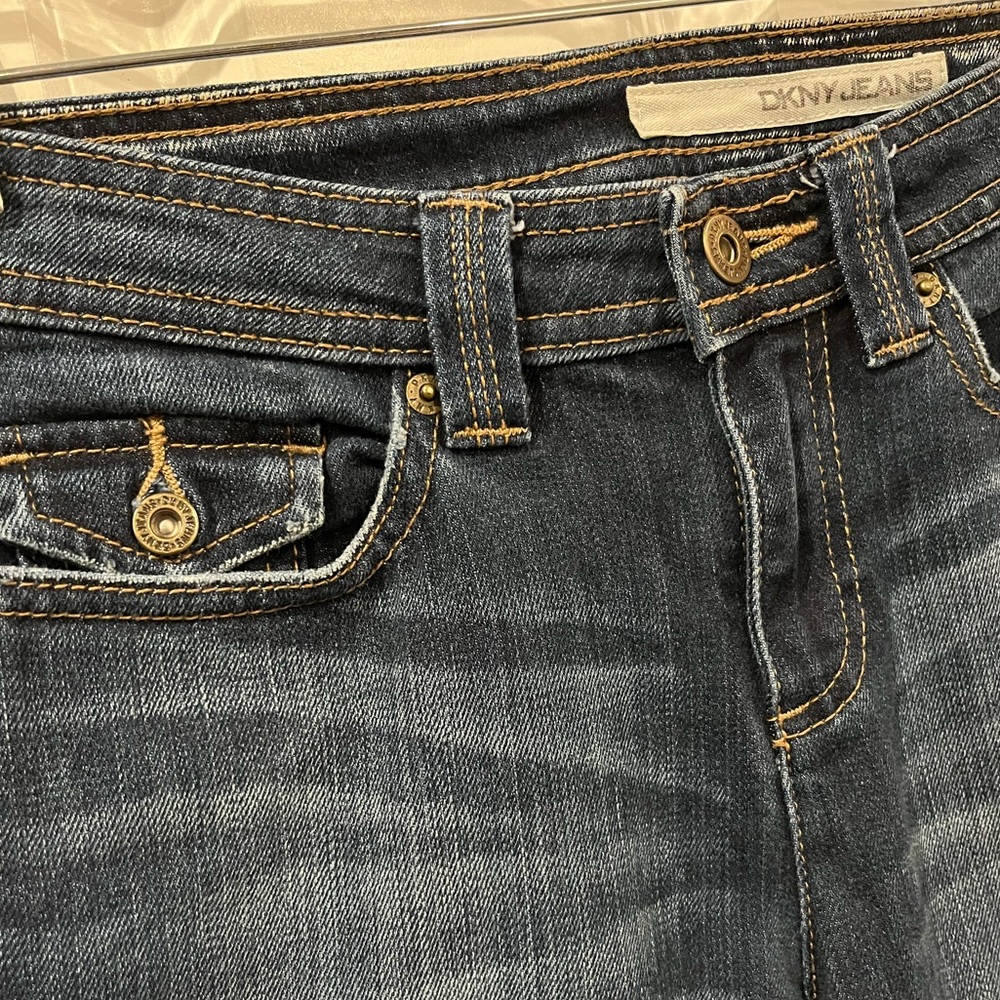 DKNY Jeans Blue Straight Leg Size 2 - Picture 2 of 6